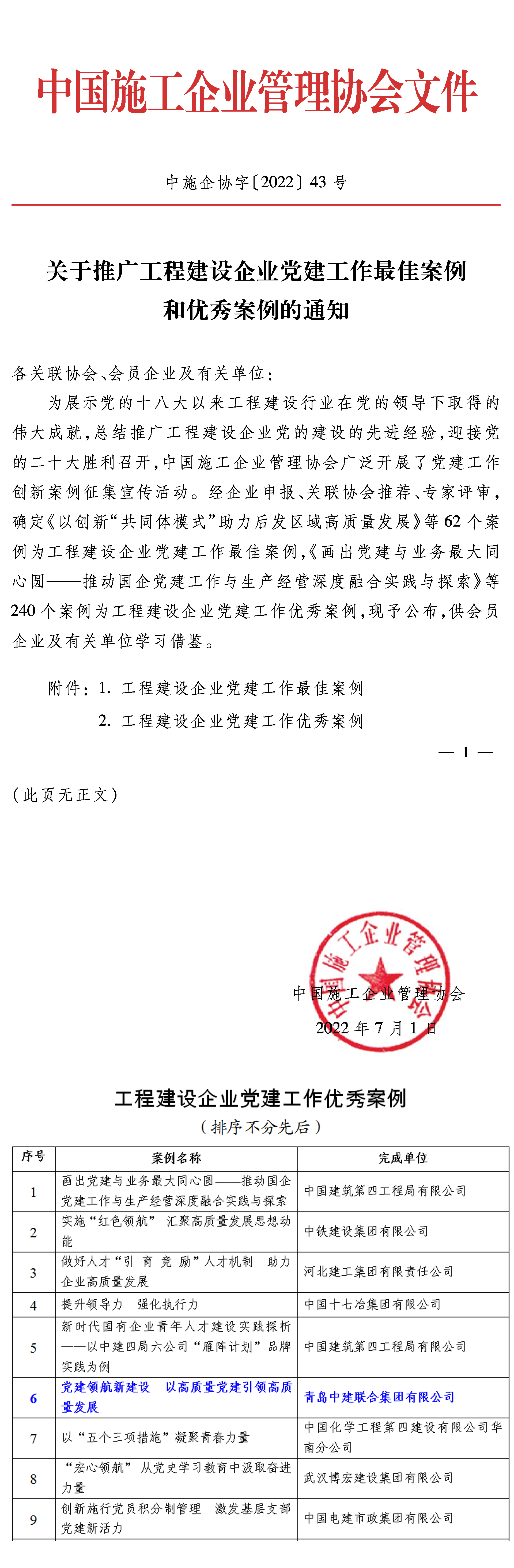 萬(wàn)山磅礴，黨為主峰|中建聯(lián)合堅(jiān)持以高質(zhì)量黨建引領(lǐng)企業(yè)發(fā)展(圖1)